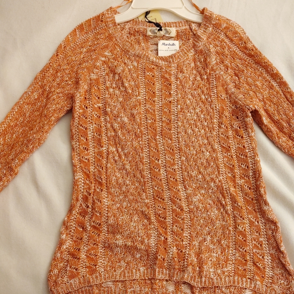 Orange Pink Sweater
